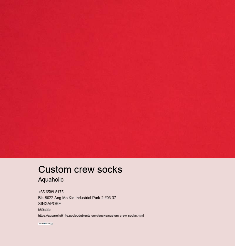 custom crew socks